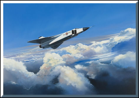 "Dream Machine" - Rich Thistle - CF-105 Arrow Aviation Art